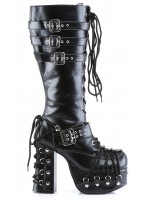 All Tied Up Charade Gothic Knee Boots