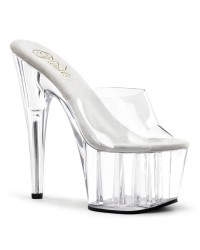 Adore Clear Platform High Heel Mule