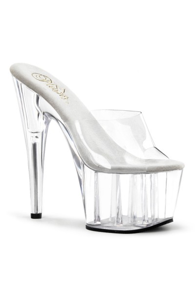 Adore Clear Platform High Heel Mule