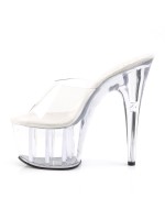 Adore Clear Platform High Heel Mule