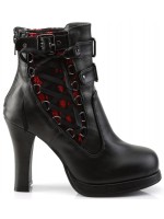 Corset Laced Crypto Gothic Ankle Boots