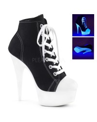 Black High Heel Platform Sneaker