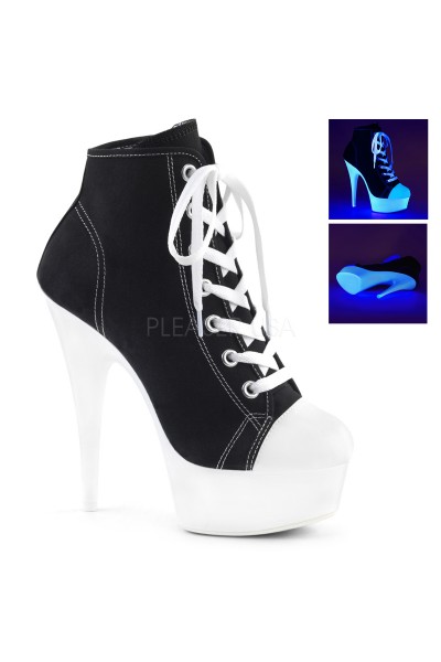 Black High Heel Platform Sneaker