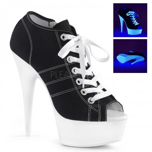 Black high heel sneakers shop