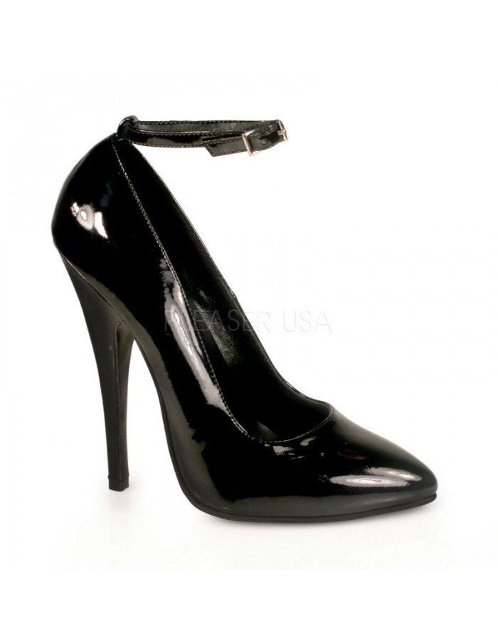 womens black pumps with ankle strap