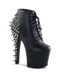 Fearless Extreme High Heel Studded Granny Boots