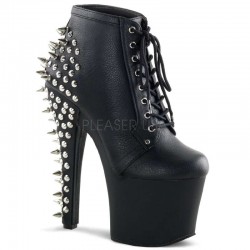 Fearless Extreme High Heel Studded Granny Boots