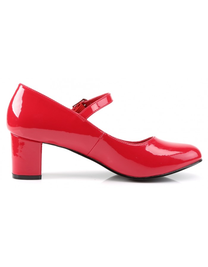 red mary jane shoes heels