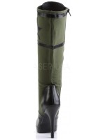 Arena Army Green Knee Boots for Women