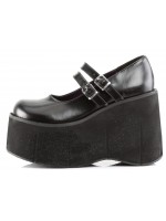 Kera Faux Leather Mary Jane Double Strap Pump