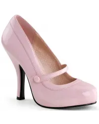 Cutie Pie Baby Pink Mary Jane Pin Up Pumps