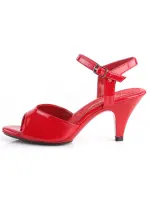 Red Belle 3 Inch Heel Sandal