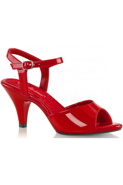 Red Belle 3 Inch Heel Sandal