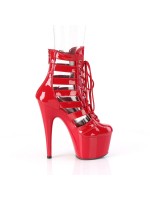 Adore Red Cage Strap Platform Bootie