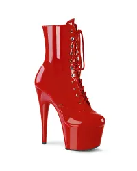 Adore Red Patent Platform High Heel Granny Boots