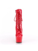 Adore Red Patent Platform High Heel Granny Boots