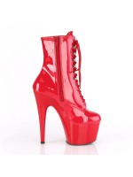 Adore Red Patent Platform High Heel Granny Boots