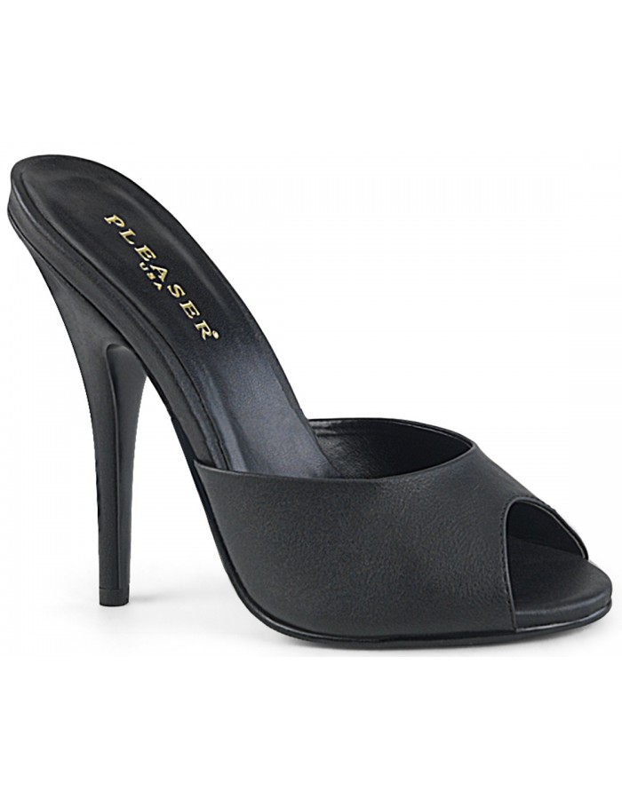 black slide in heels