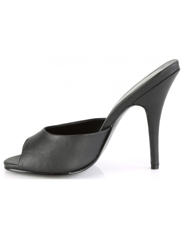 black slide in heels