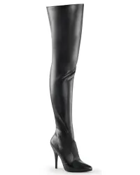 Pretty Woman Seduce Black Thigh High Boots