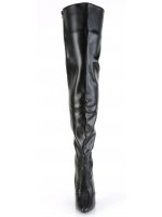 Pretty Woman Seduce Black Thigh High Boots