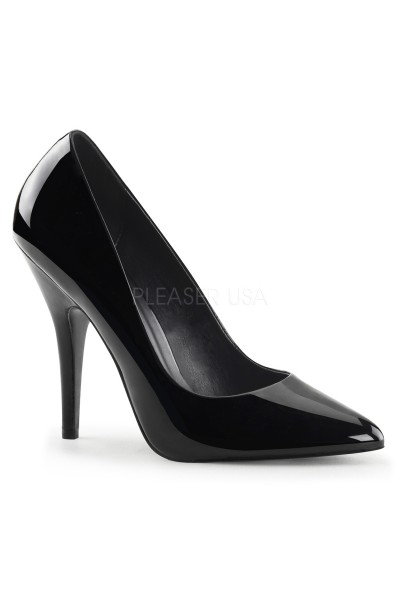 Black 5 Inch Heel Seduce Stiletto Pump