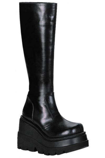 Shaker Platform Knee High Womens Boots