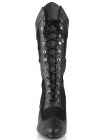 Divine Wide Width Black Victorian Platform Boots