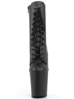 Xtreme 8 Inch High Black Granny Boots
