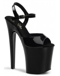 Xtreme Black Platform Sandal