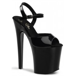 Xtreme Black Platform Sandal